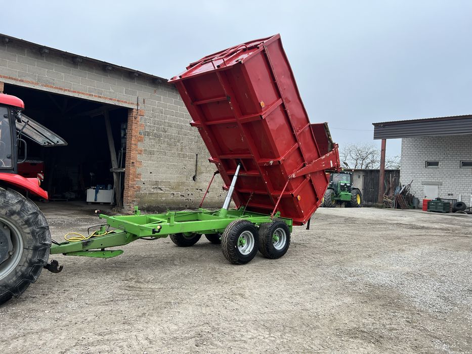 Przyczepa tandem mulda warfama t 041 t 042 super stan 8 ton transport
