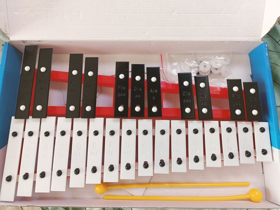Dzwonki chromatyczne 27 tonowe cymbałki