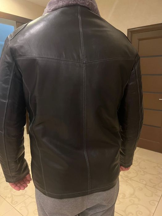 дубленка Viaeducci из натуральной кожи 50 размер