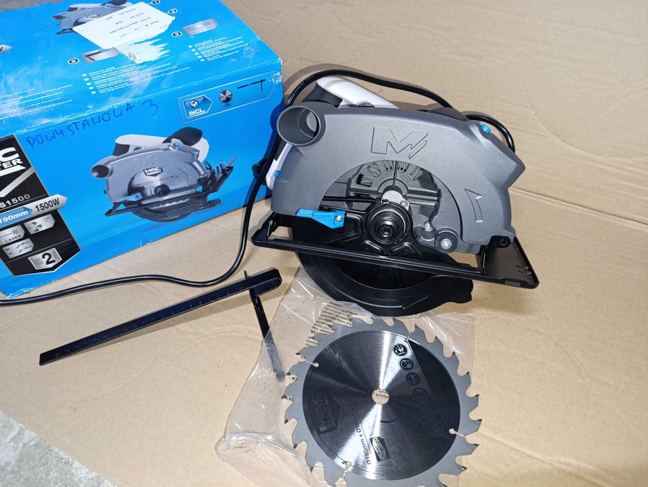 Pilarka tarczowa Macallister MSCS 1500 / 1500W 190MM laser POWYSTAWOWA