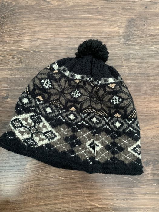 Zimowa czapka z pomponem vintage retro adams