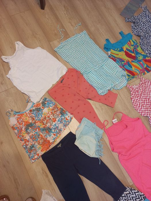 Paka ubrań na lato dla dziewczynki,  r.134