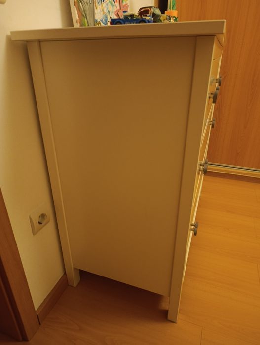 Cómoda IKEA HEMNES – 3 gavetas – branca