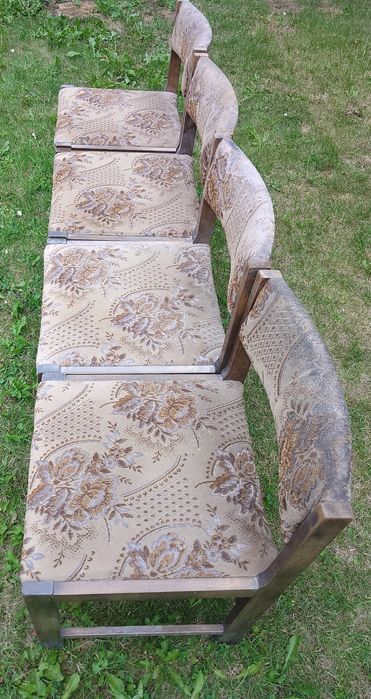 Krzesła tapicerowane "Nysa" PRL