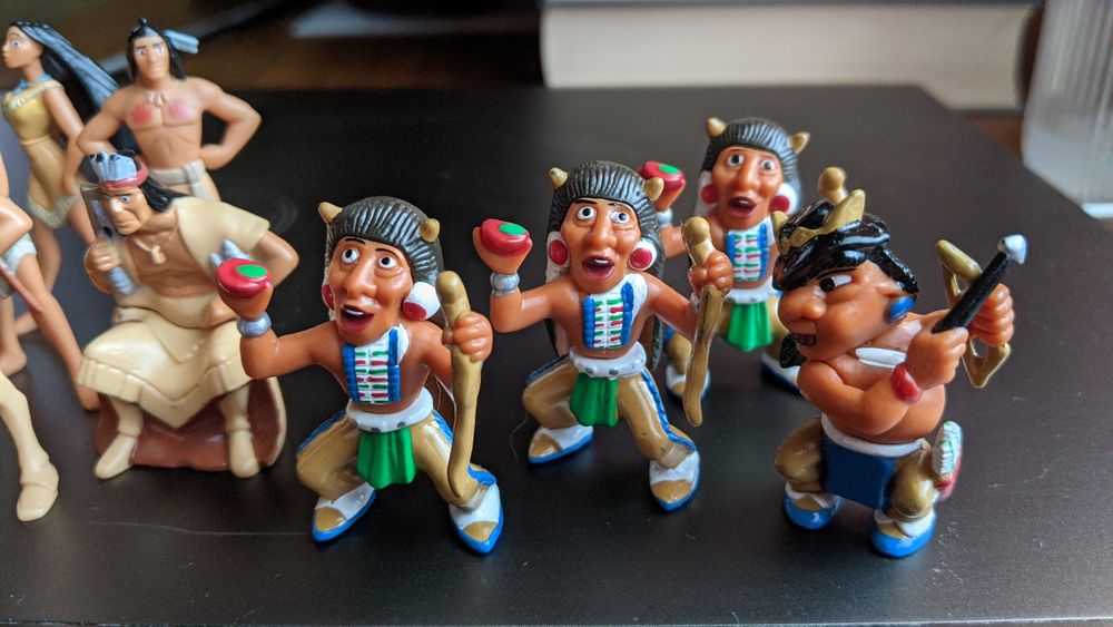 Figurki Kinder Niespodzianka Indianie Zestaw 14szt