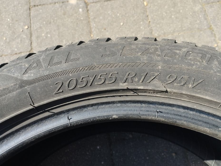 4 opony całoroczne  Riken 205/55 R17 95V