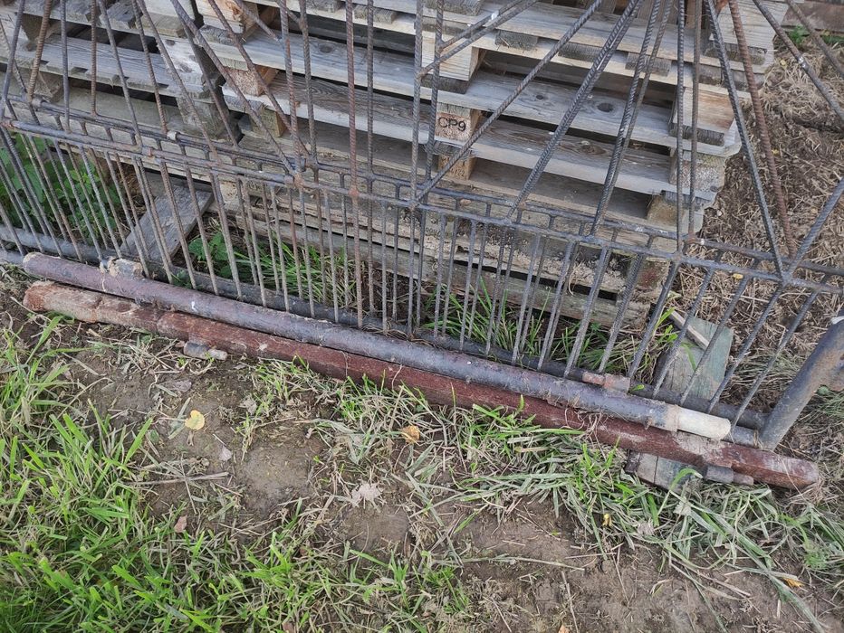 Brama wjazdowa gospodarcza 6m 2x3m Zawiasy Słupki Na Działke Budowę