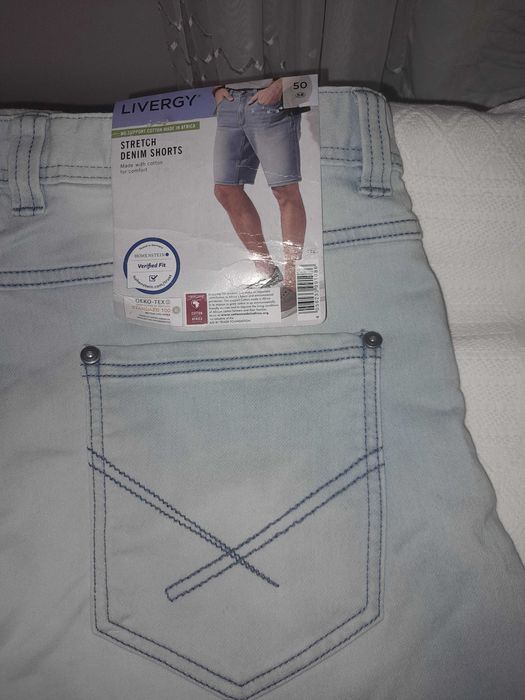 Spodenki jeansowe męskie Livergy r.50