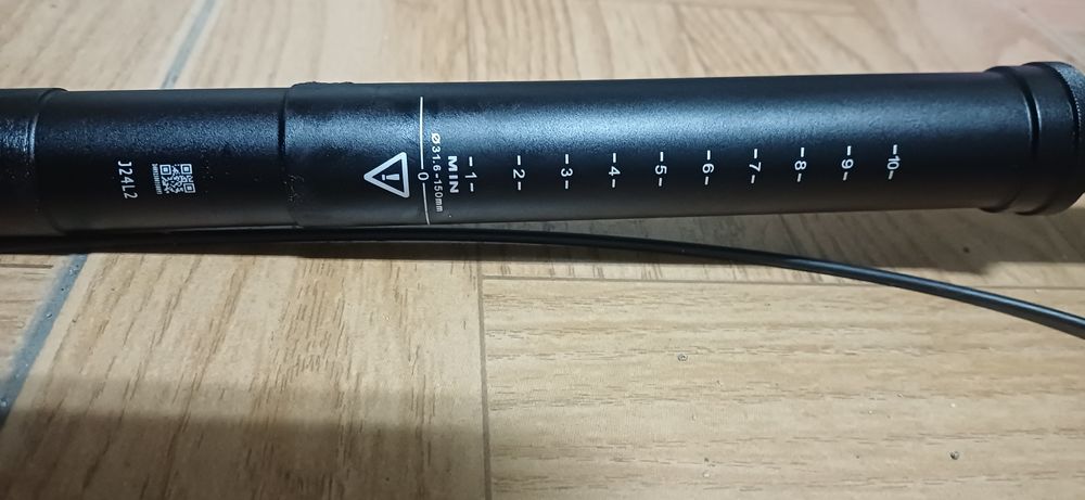 Espigão tranz x dropper seatpost 31.6 mm light