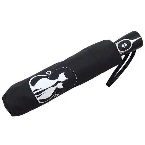 Парасолька Doppler легкий жіночий з котиками повний автомат