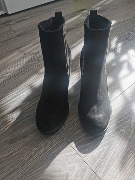 Buty botki 37 czarne