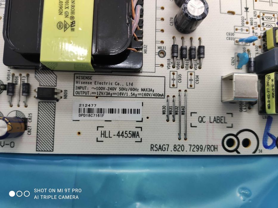 Hisense fonte alimentação