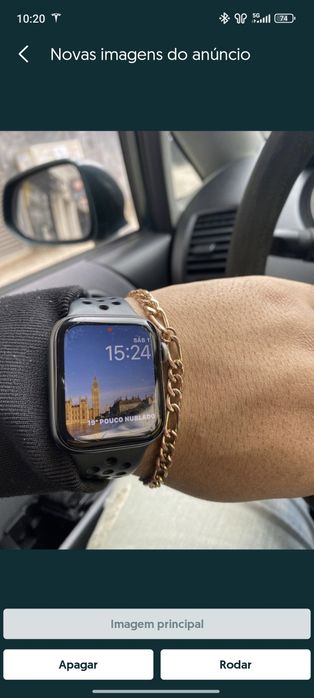 Apple Watch 4 Nike 
Poucas marcas de uso
Bateria com 88%
Ven