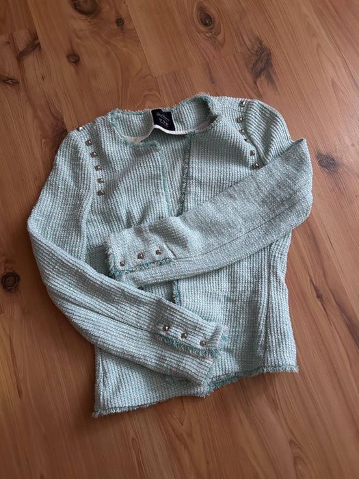 Жіночий бірюзовий піджак