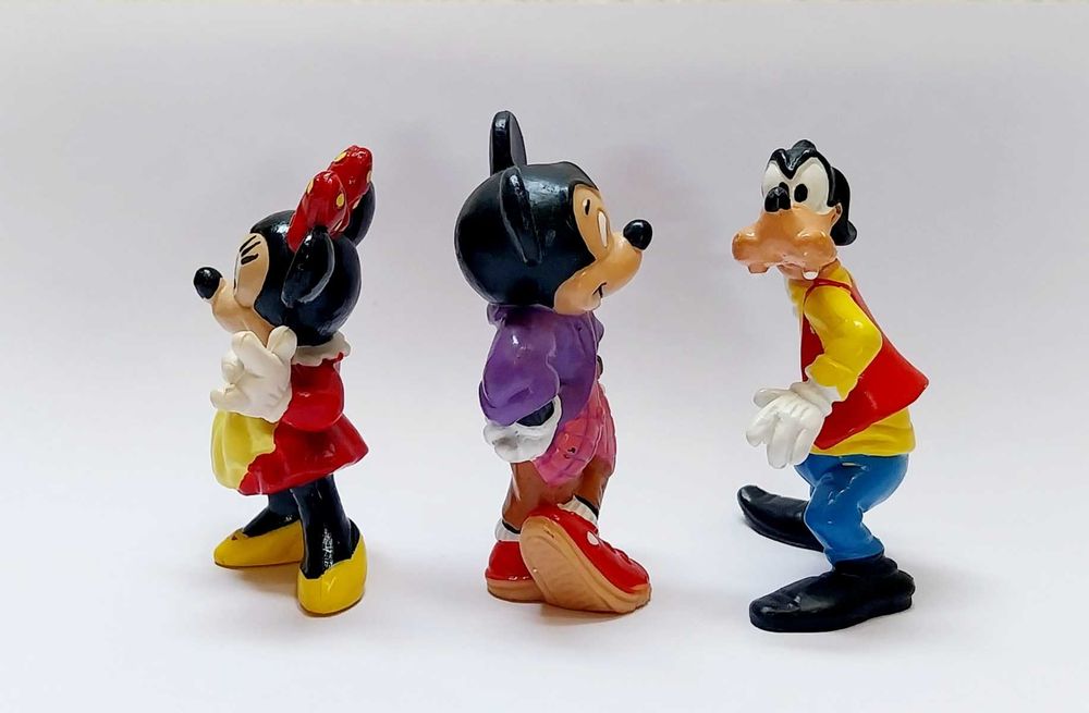 Minnie, Mickey e Pateta, bonecos Disney da Bully