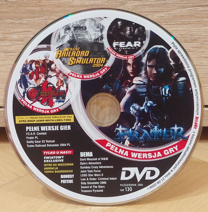 Frater PL / Guilty Gear X2 Reload / F.E.A.R. Combat / Trainz Railroad
