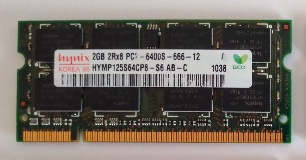 2GB DDR2-800 Hynix SO-DIMM PC2-6400