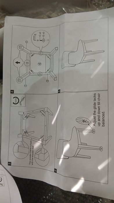 Cadeira de mesa novas
