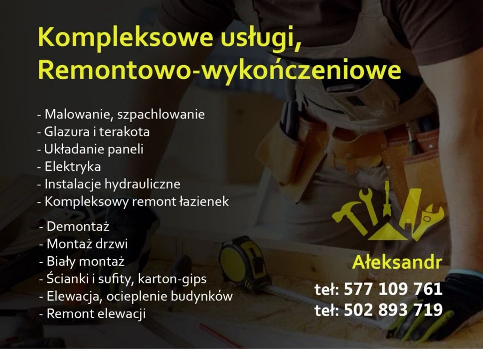 Uslugi remontowo wykonczeniowe