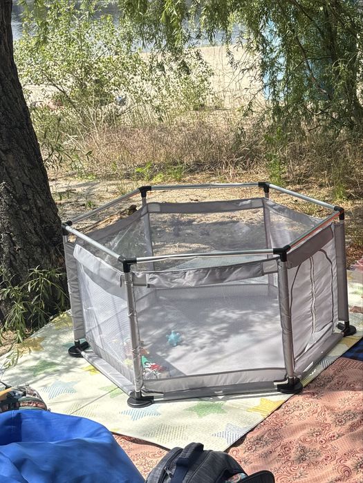 Дитячий ігровий манеж+кульки 38 шт.