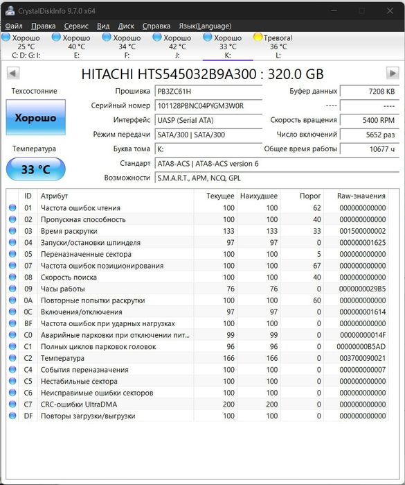 Жёсткий диск 320 гб 2.5 ноутбучный для ноутбука