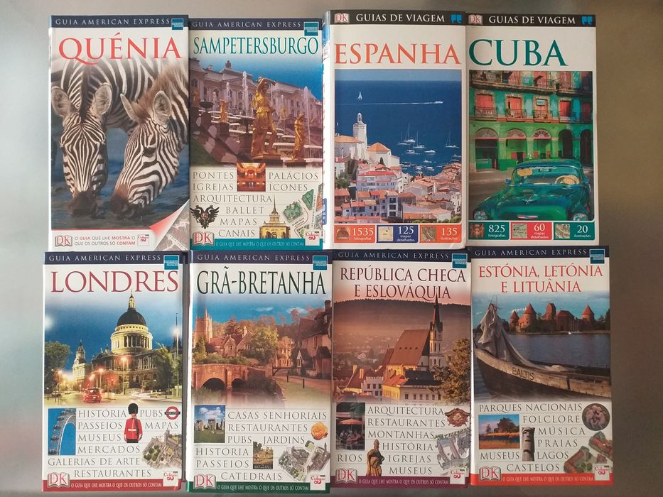 Guias Ameri*Sampetersburgo* ESTÓNIA LetóniaREPUBLICA Checa*GrÃ-Bretanh