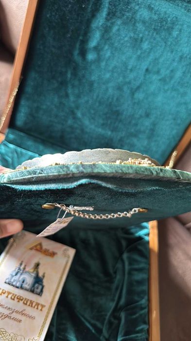 Образ "Воскрешение Лазаря" в сріблі з золотом , вир-к "АГАТ", Ровеньки