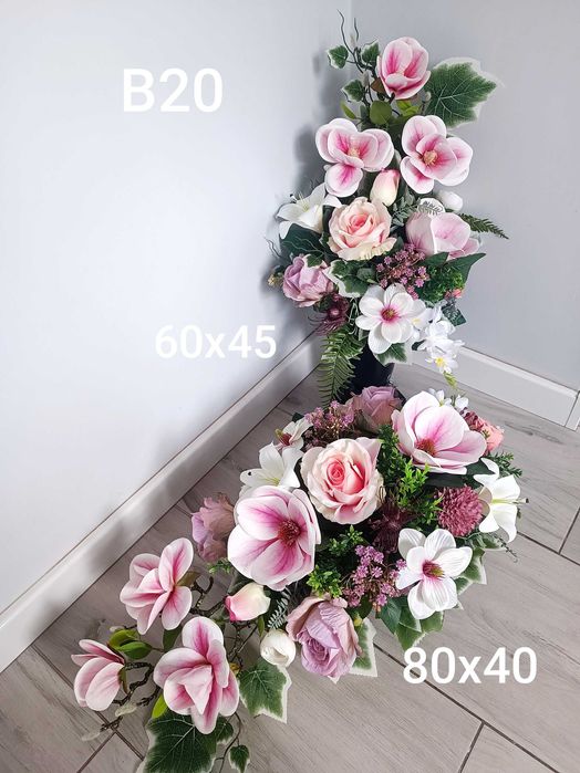 stroik na cmentarz kompozycja kwiatowa