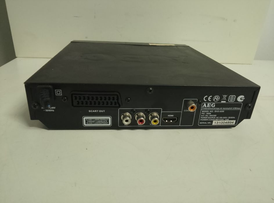 Odtwarzacz dvd AEG dvd4550 mpeg4 cd