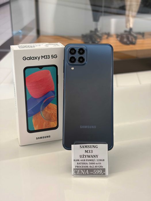 Samsung M33 5G 6/128GB Topcase Vivo *Raty 0%