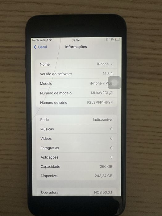 Ipone 7 Plus     256 gigas
