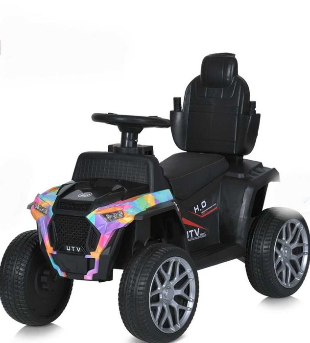 Каталка-толокар з батьківською ручкою (музика, світло, USB, bluetooth)