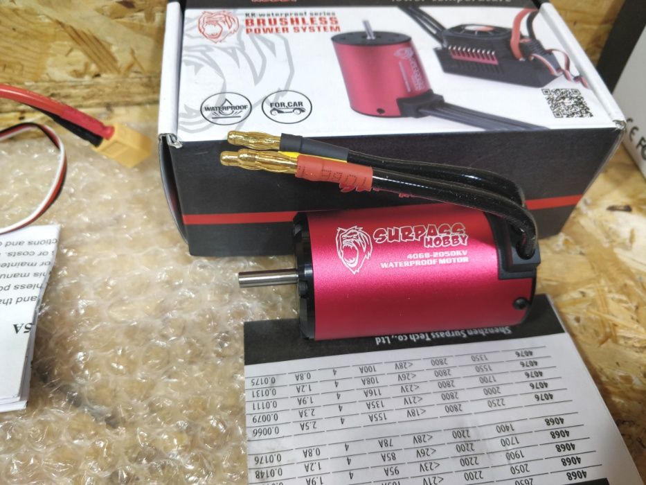 RC БК система мотор регулятор 1/8 4S, 6S (traxxas arrma losi hpi hsp)