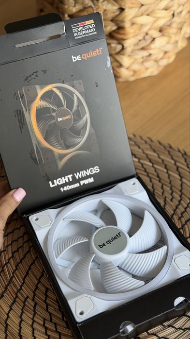 be quiet! Light Wings 140 PWM Reverse White 140mm
