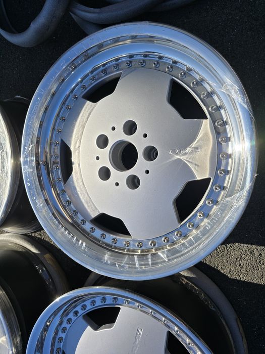 Amg aero 8,5x17 et 18 skręcane mercedes r129 w126 oz futura bbs rs
