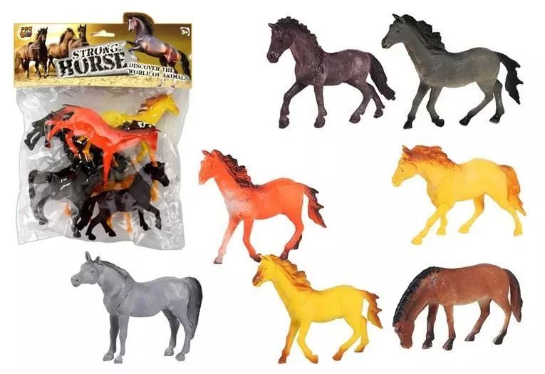 Zwierzęta konie 7szt. Pro Kids