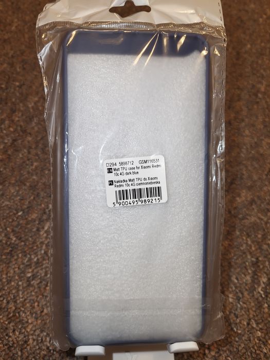Etui Xiaomi Redmi 10C - ciemnoniebieskie