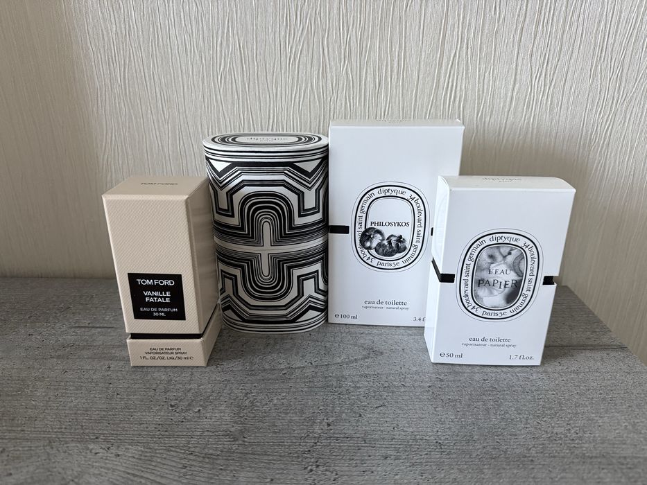 Упаковки від парфумів Diptique/Tom Ford
