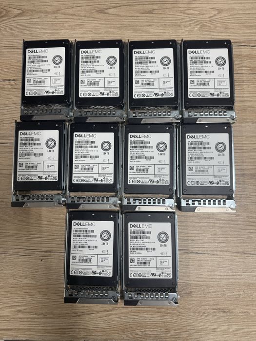 Samsung SSD диски Dell EMC 3.84 TB (SAS 12Gbps) 100% здоровʼя