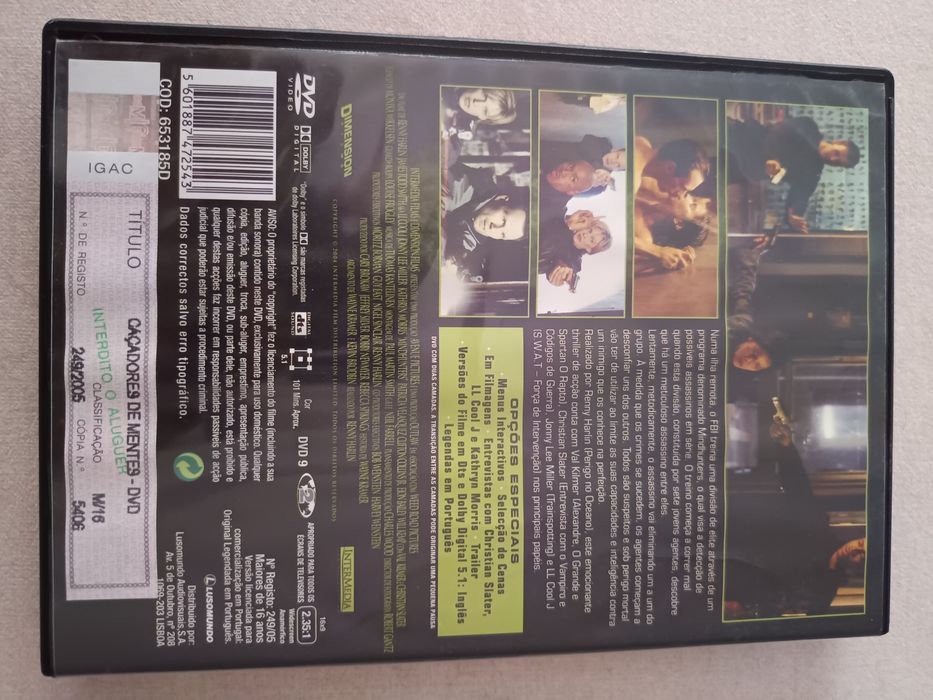 DVD caçador de mentes