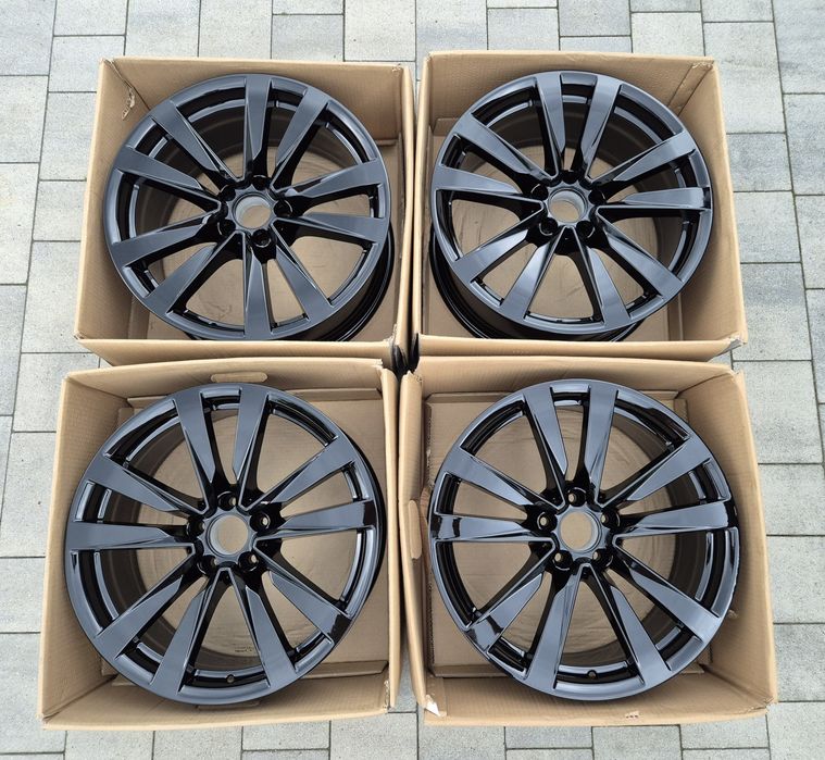 Felgi 19" 5x112 Mercedes OEM Klasa A B C E GLA GLB GLC Nowe Czarne | #A223C