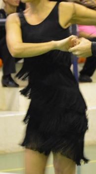 Vestido de dança desportiva Latinas, dança de salão, n.º 34/36