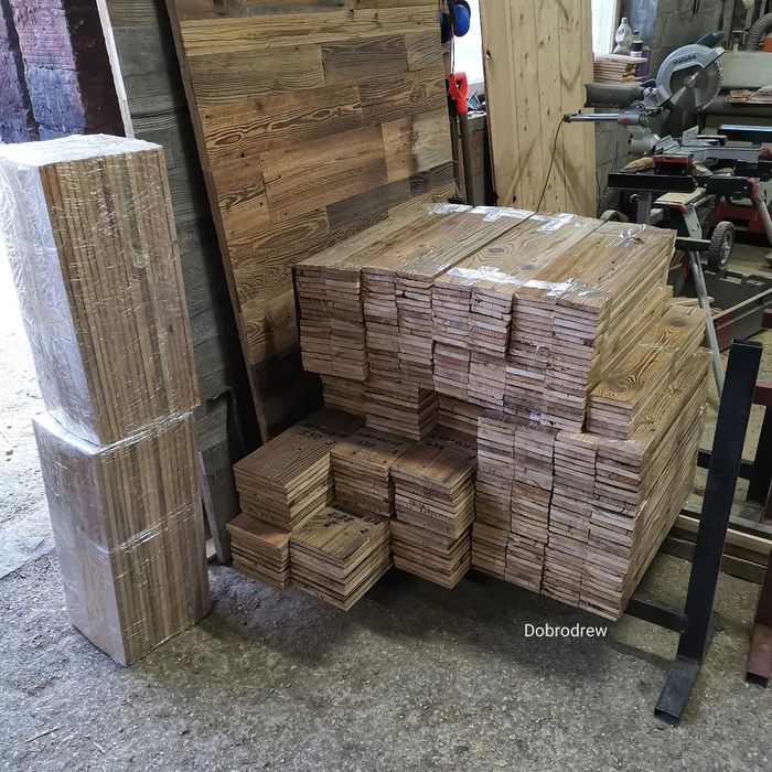 Stare deski na ścianę sufit elewacje meble wystrój boazeria drewno