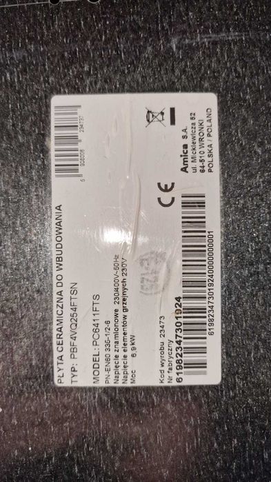 Płyta ceramiczna AMICA PC6411FTS
