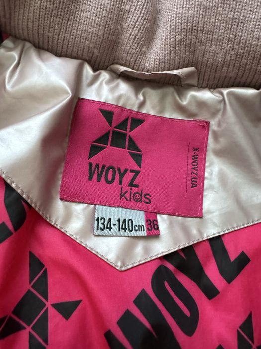 Зимова куртка для дівчинки на зріст 134-140