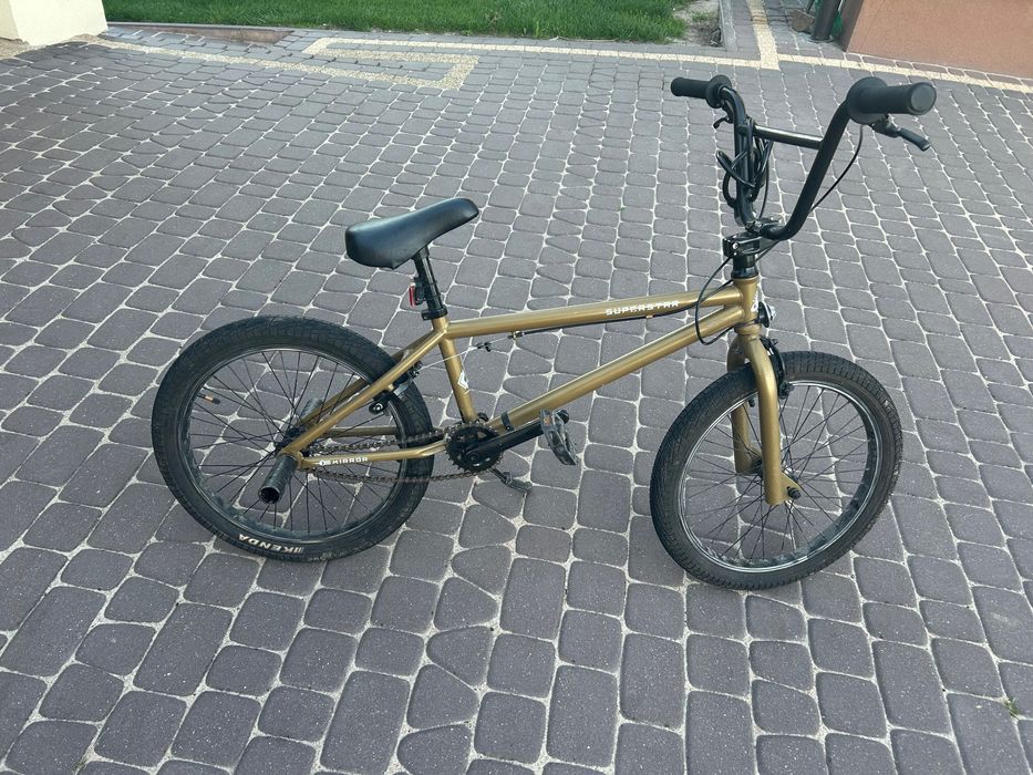 Złoty rower BMX SUPERSTAR – 20 cali