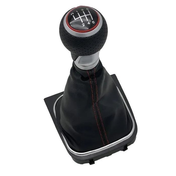 Fole mudanças Volkswagen Golf 5 - 6V Costura Vermelha (mdl2)