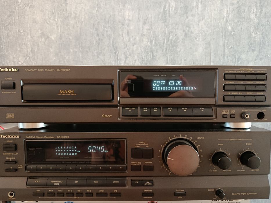 Amplituner Technics CD Technics piloty