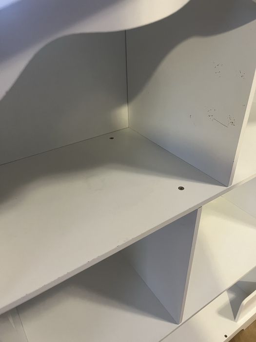 Regał domek dla lalek biały