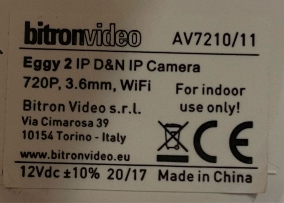 Камера bitron video